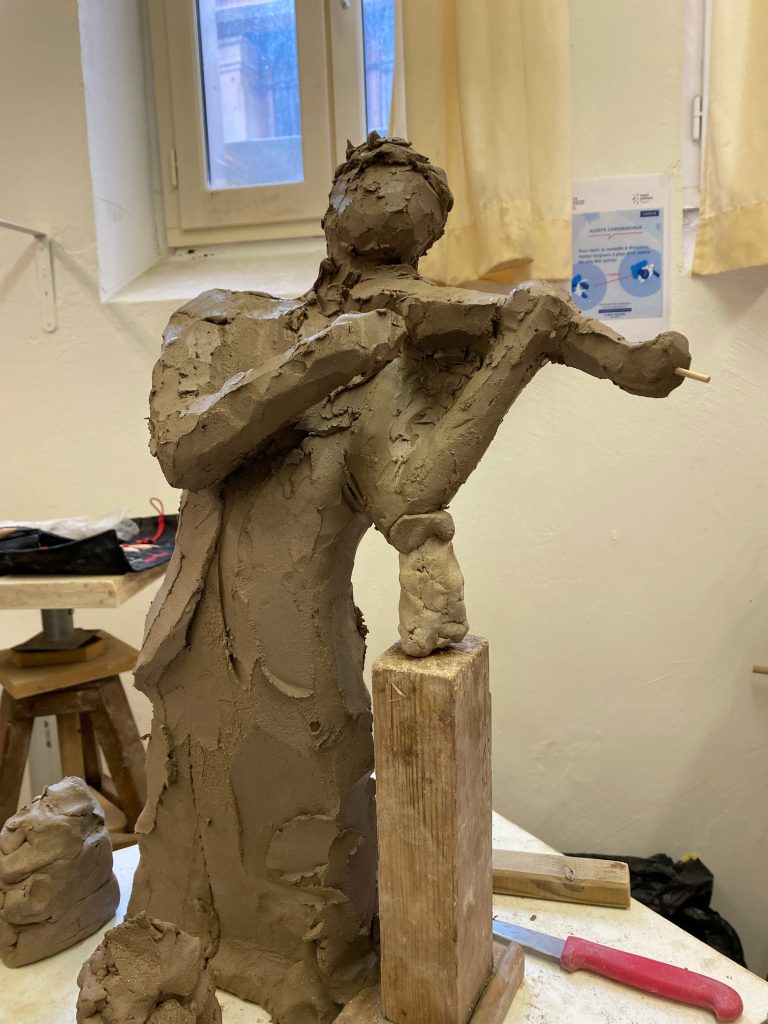 sculpture du violoniste